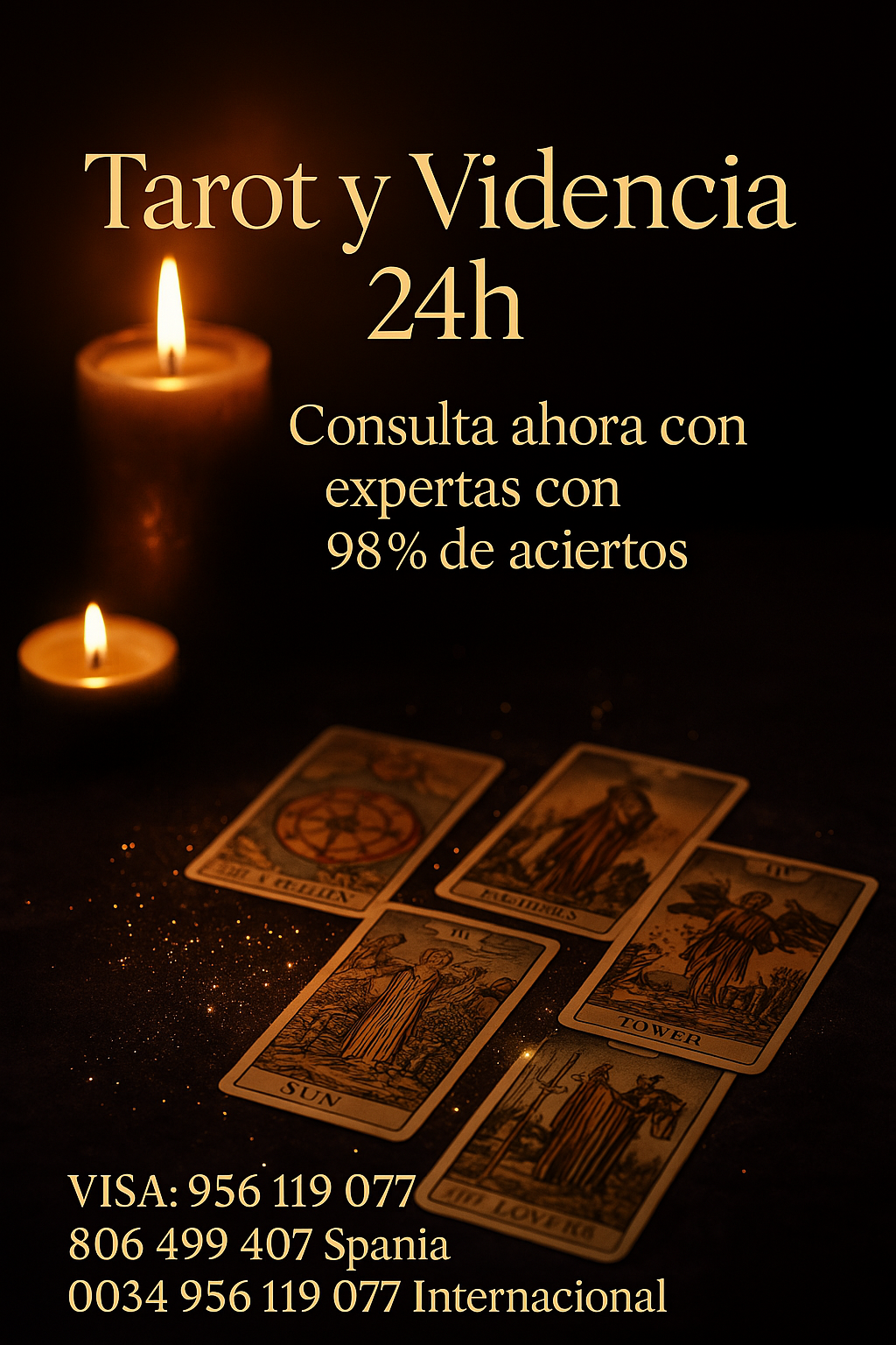 Tarot y Videncia 24h – Tarotistas buenas y fiables, llama ahora