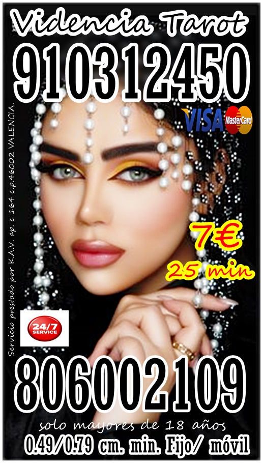 Videncia, Tarot , astrología, runas, péndulo,4€ 15min